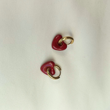 cassie red Earrings