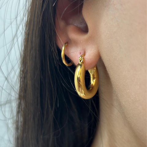 Cleo hoop earrings